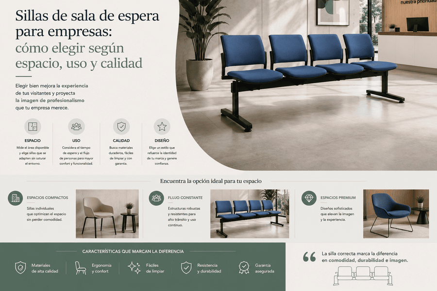 que silla conviene para sala de espera vicca