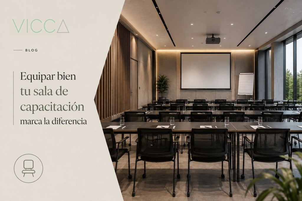 Cómo equipar una sala de capacitación para 20, 30 o 50 personas