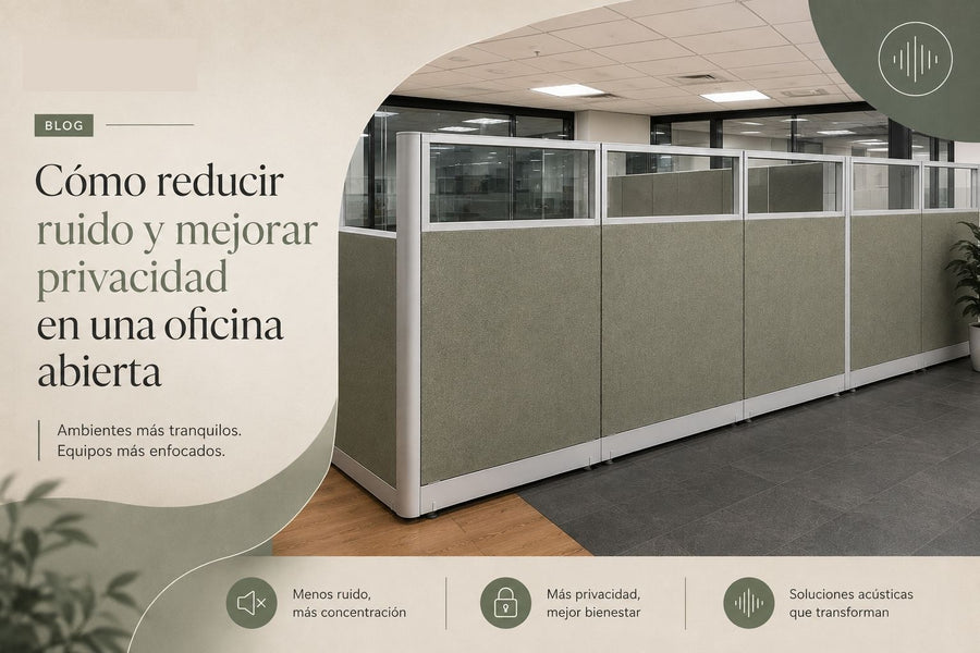 Cómo reducir ruido y mejorar privacidad en una oficina abierta vicca
