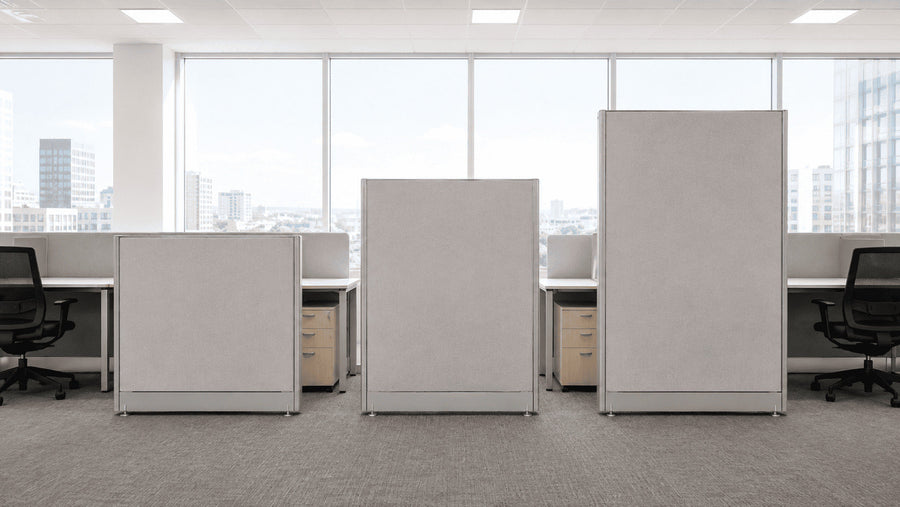 diferentes alturas de Paneles Divisorios para Oficinas VICCA
