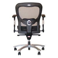 Silla Ejecutiva Ergonómica Panal Full Malla vista trasera