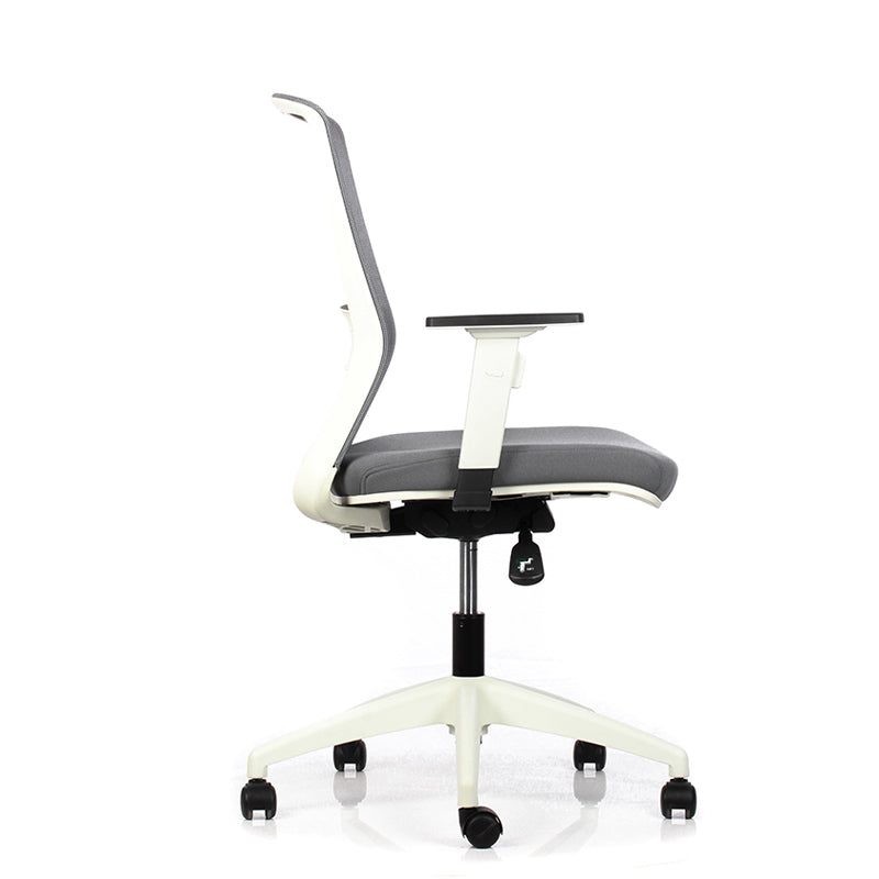 Silla Ergonómica Big Boss Blanca con Brazos 2D