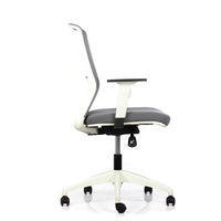 Silla Ergonomica Big Boss Blanca de perfil