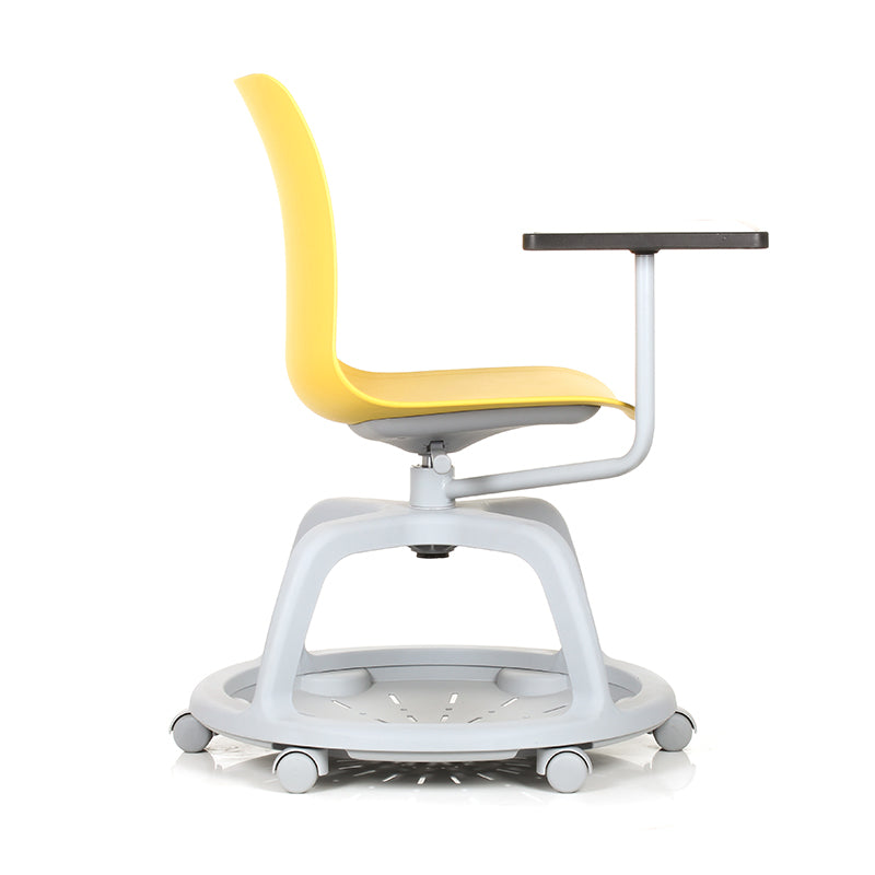 Silla Universitaria College con Ruedas y Paleta de Escritura