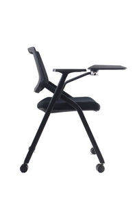 Silla Universitaria Elba con Paleta Antipánico y Malla y ruedas