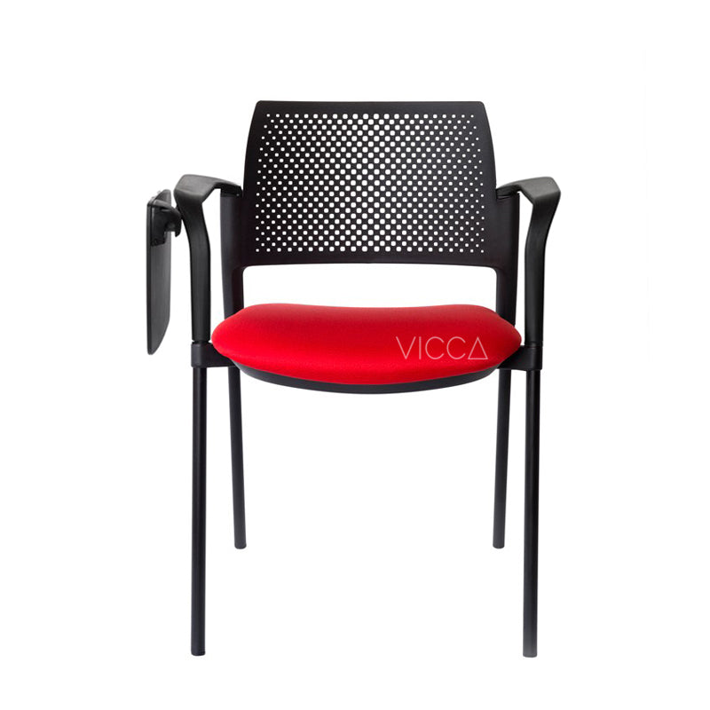 Silla Universitaria Kyos con Respaldo Plástico y Asiento Tapizado
