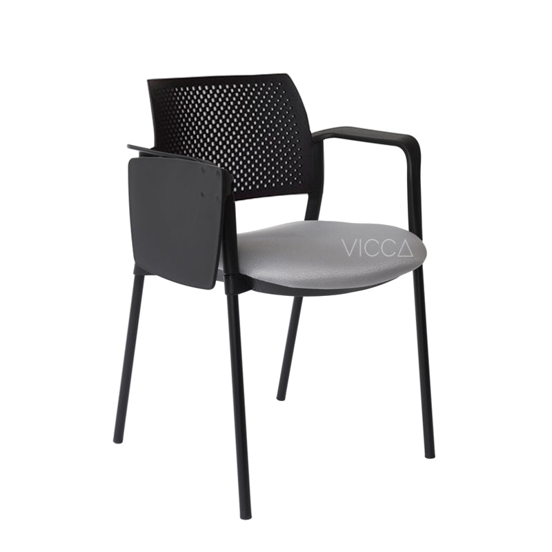 Silla Universitaria Kyos con Respaldo Plástico y Asiento Tapizado
