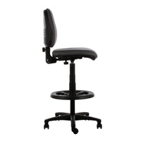 Silla cajero Rudy Media tapizada sin brazos aro apoyapiés de nylon vicca