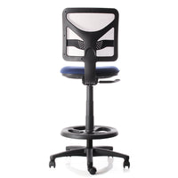 Silla cajero Y10 con respaldo de malla y apoyo lumbar regulable vicca detras