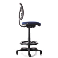 Silla cajero Y10 con respaldo de malla y apoyo lumbar regulable vicca perfil