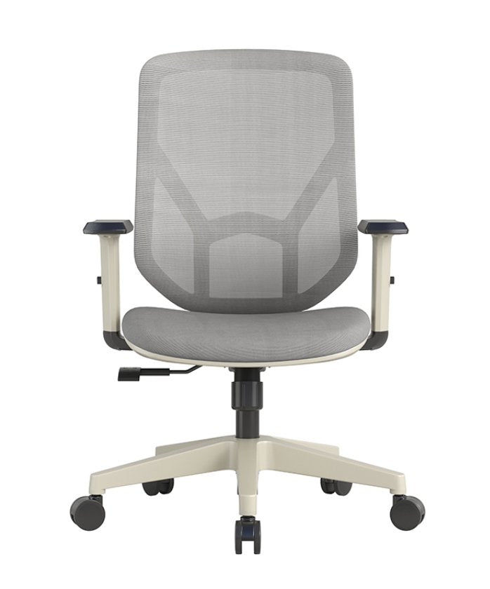 Silla de Escritorio Oxford Gris con Brazos Regulables vicca
