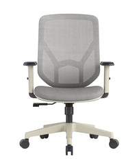Silla de Escritorio Oxford Gris con Brazos Regulables vicca