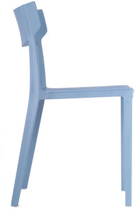 Silla de Terraza Frila de Polipropileno UV vista de lado