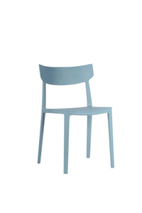 Silla de Terraza Frila de Polipropileno celeste UV vicca