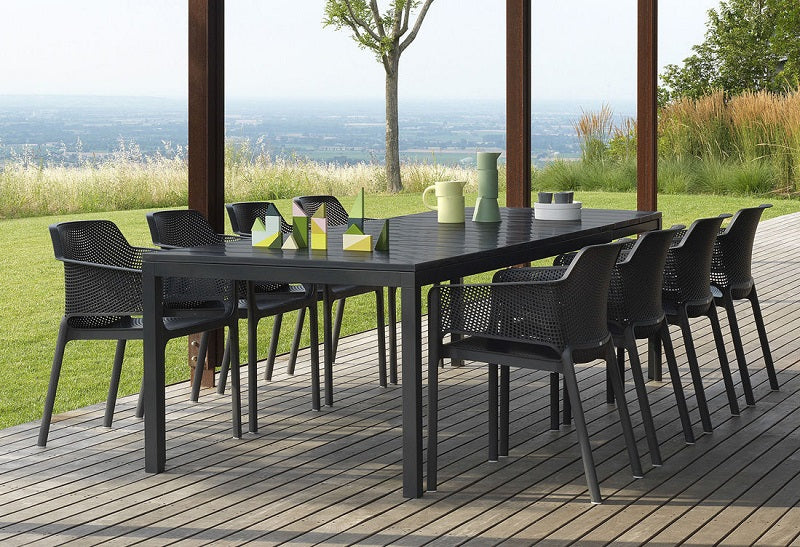 Silla de Terraza Net Nardi Grafito con Brazos