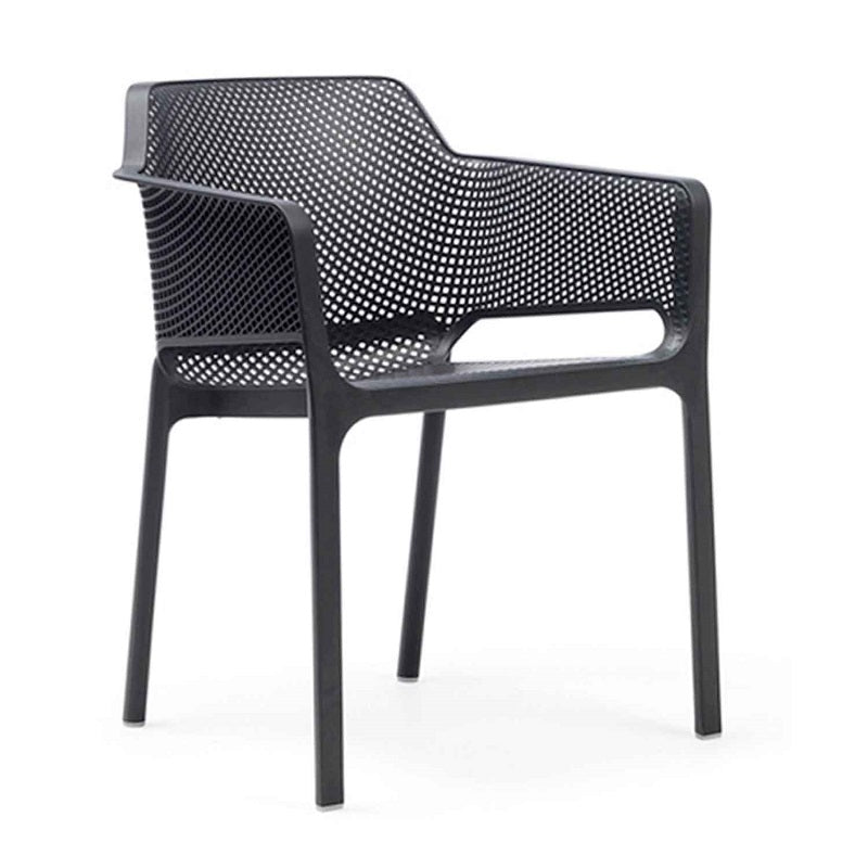 Silla de Terraza Net Nardi Grafito con Brazos