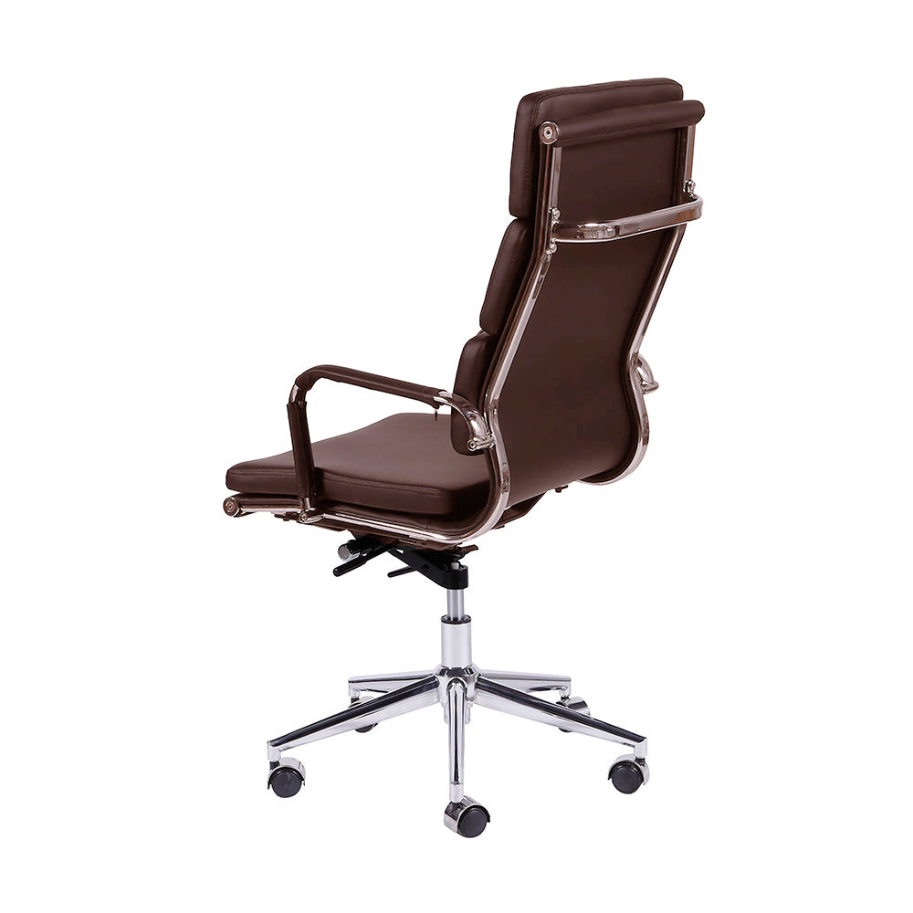 Silla de Reunión Priamo Alta Café Giratoria