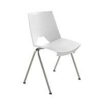 Silla para Casino Strike apilable color blanco