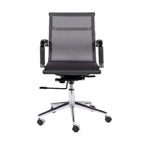 Silla de Reunión Carson Baja – Respaldo Bajo en Malla
