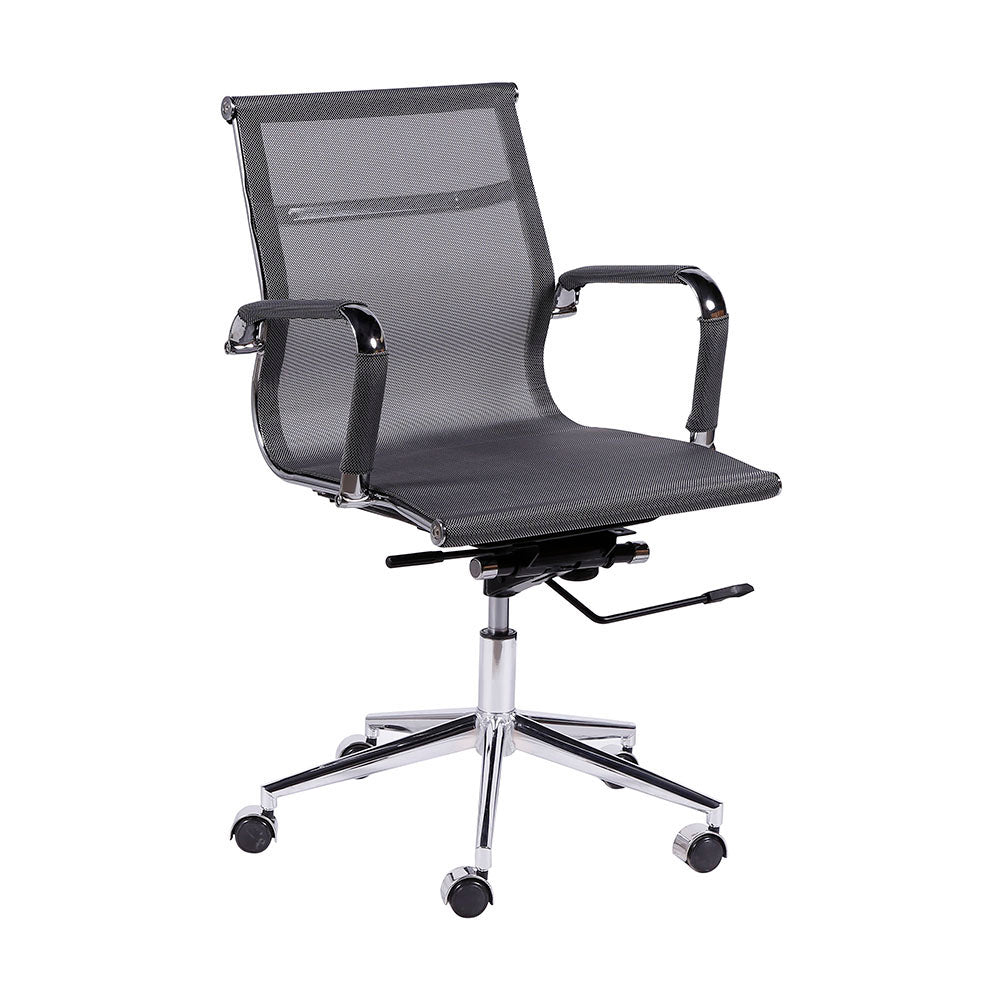 Silla para Reuniones de Oficina Carson Baja Gris vicca