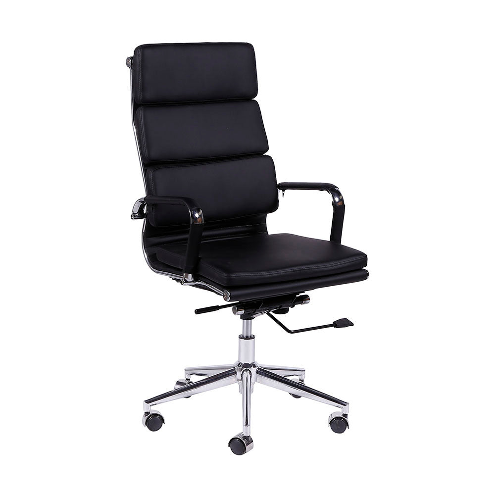 Silla para Sala de Reuniones Priamo Alta Negra vicca