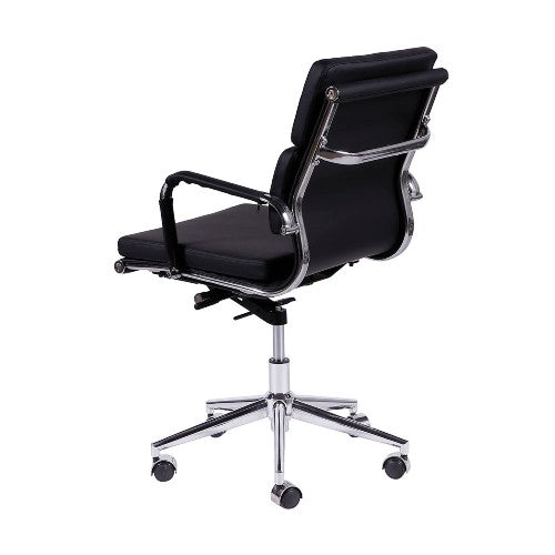 Silla para mesa de reuniones Priamo Baja Negra VICCA
