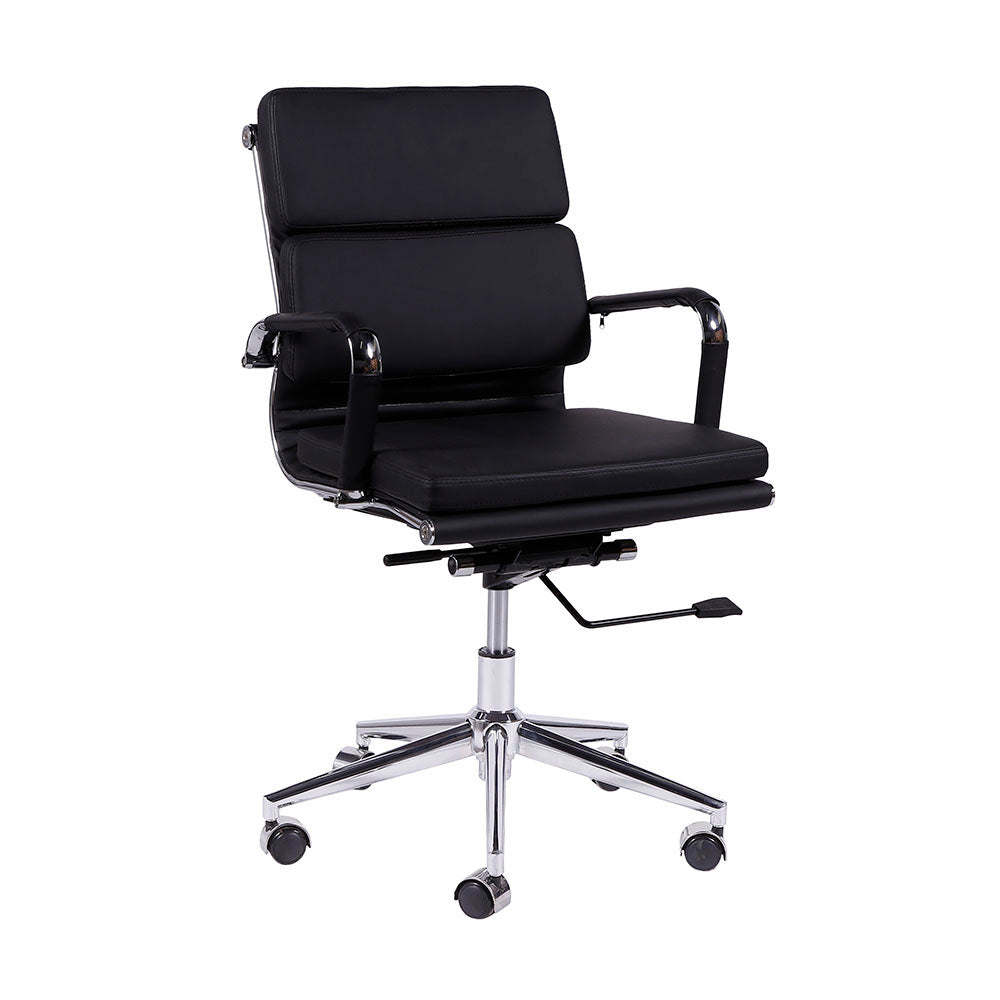 Silla para mesa de reuniones Priamo Baja Negra VICCA