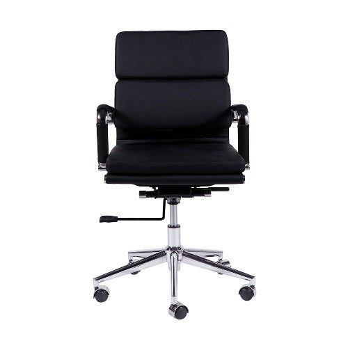 Silla para Mesa de Reuniones Priamo Baja Negra