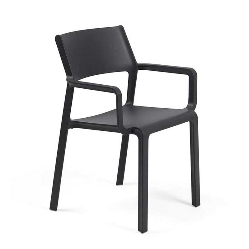 Sillón de Terraza Trill Nardi Grafito con Brazos