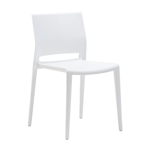 Silla Bakhita Vicca, color blanco