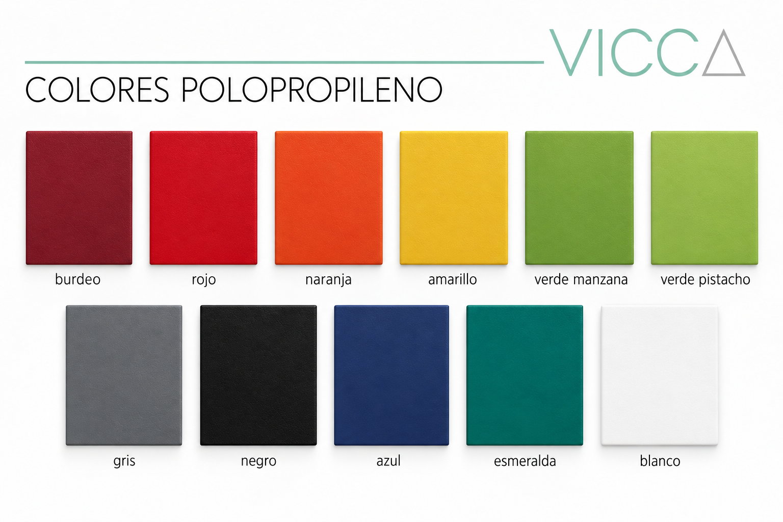 Banqueta de espera Iso polipropileno Vicca