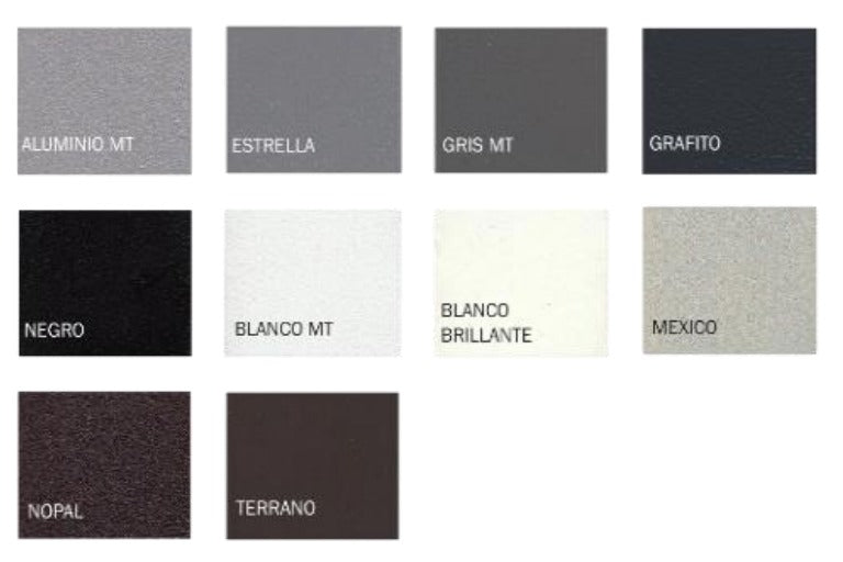 Banqueta metálica de espera Raptor Vicca, vista detalle