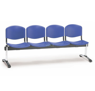 Banqueta Iso Pata Splitz Cromada para sala de espera en Chile