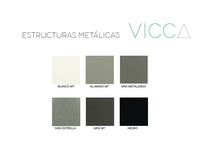 Cajonera metálica Mob 2C1K sin ruedas Vicca, colores disponibles