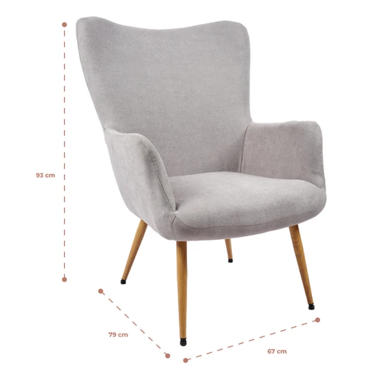 Poltrona Fabric Alta