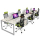 Escritorio Bench para 6 Personas a Medida – Base Cerrada