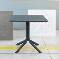 Mesa Clip 80 Nardi 80x80 cm vista lateral