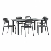 mesa terraza y Silla de Terraza Costa Bistrot Nardi Grafito vicca