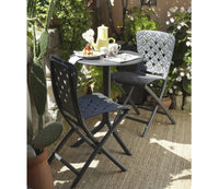 Mesa Spritz Nardi Negra 60,5 cm vista superior