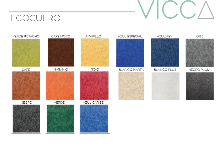 Silla Gerencial Aurelia Alta en Cuero Natural o Ecocuero