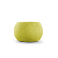 Pouf Momo lima tapizado, redondo para living
