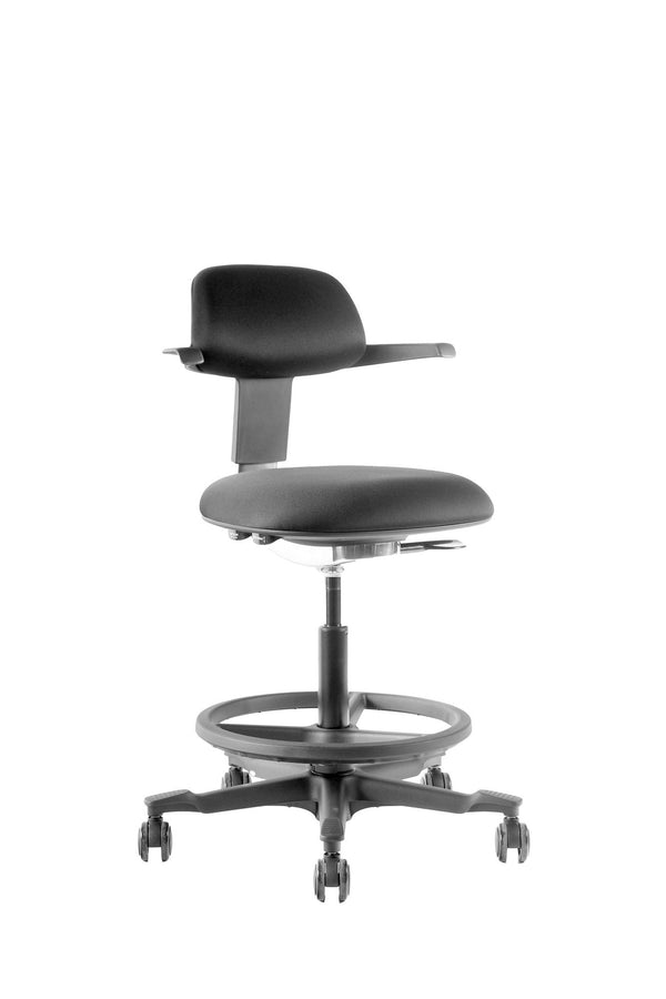 Silla cajero Wolf ergonómica en vista 45 grados