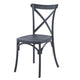 Silla de Comedor Crossback de Polipropileno Apilable