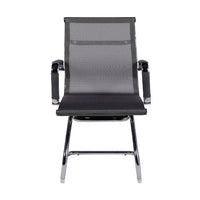 Silla de Visita Carson fija gris Vicca, vista detalle