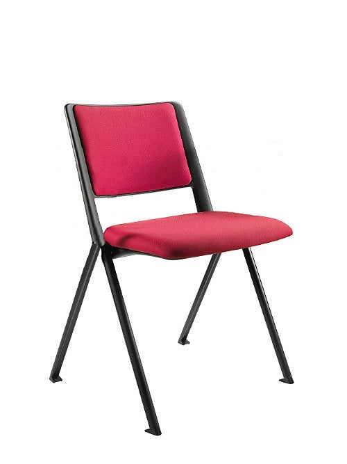 Silla de Visita Iso Revolution tapizada Vicca, vista frontal