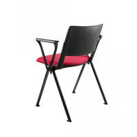 Silla de Visita Iso Revolution tapizada Vicca, vista trasera