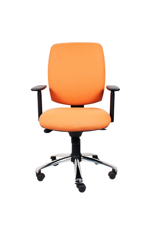 Silla Ejecutiva Italiana Drop Alta Tapizada Syncro