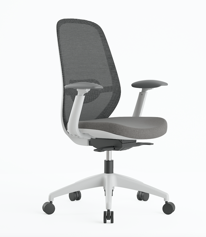 Silla Ejecutiva Ergonómica Budi Gris Autopesante