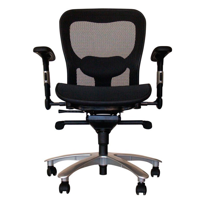 Silla Ejecutiva Ergonómica Panal Full Malla vista de frente