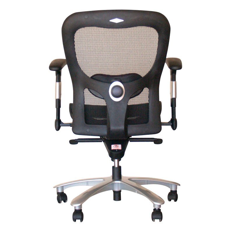 Silla Ejecutiva Ergonómica Panal Full Malla vista trasera